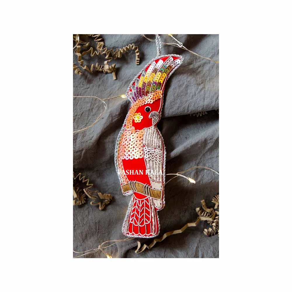 Made In India Bird Shape Christmas Decorations Ornaments Selling Hanging For Home And Christmas Party Wholesale Best Price Item