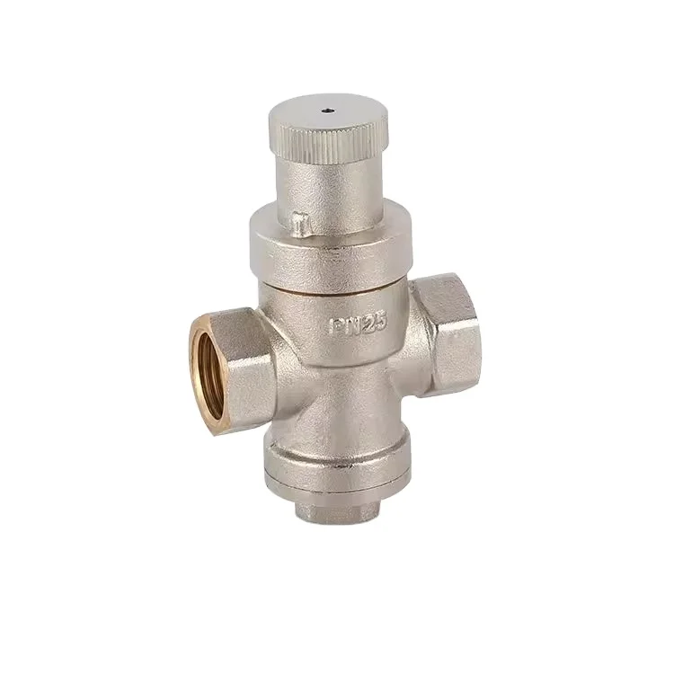 High Quality Custom Nickel Plated Brass Piston Pressure Reducing Valve Water Control Drain Valve