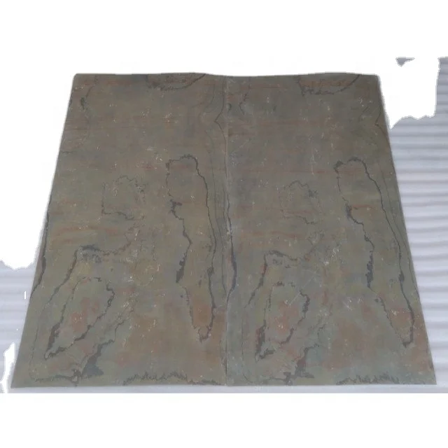 Natural 2MM Interior Ultra Thin Smooth Flexible California Gold Slate Stone Thin Flexible Veneer Sheet