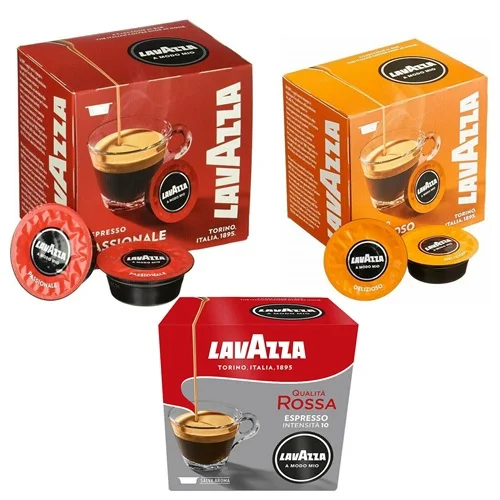 100% Arabica Lavazza A Modo Mio Espresso Passionale, Coffee Capsules
