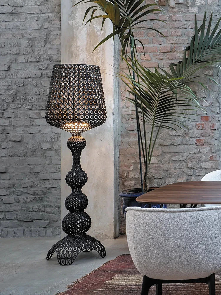 Modern Lighting Inspiration Floor Lamp Modern Kartel Kabuki Hollow Standing Light for Living Room Bedroom Lighting LED Acrylic