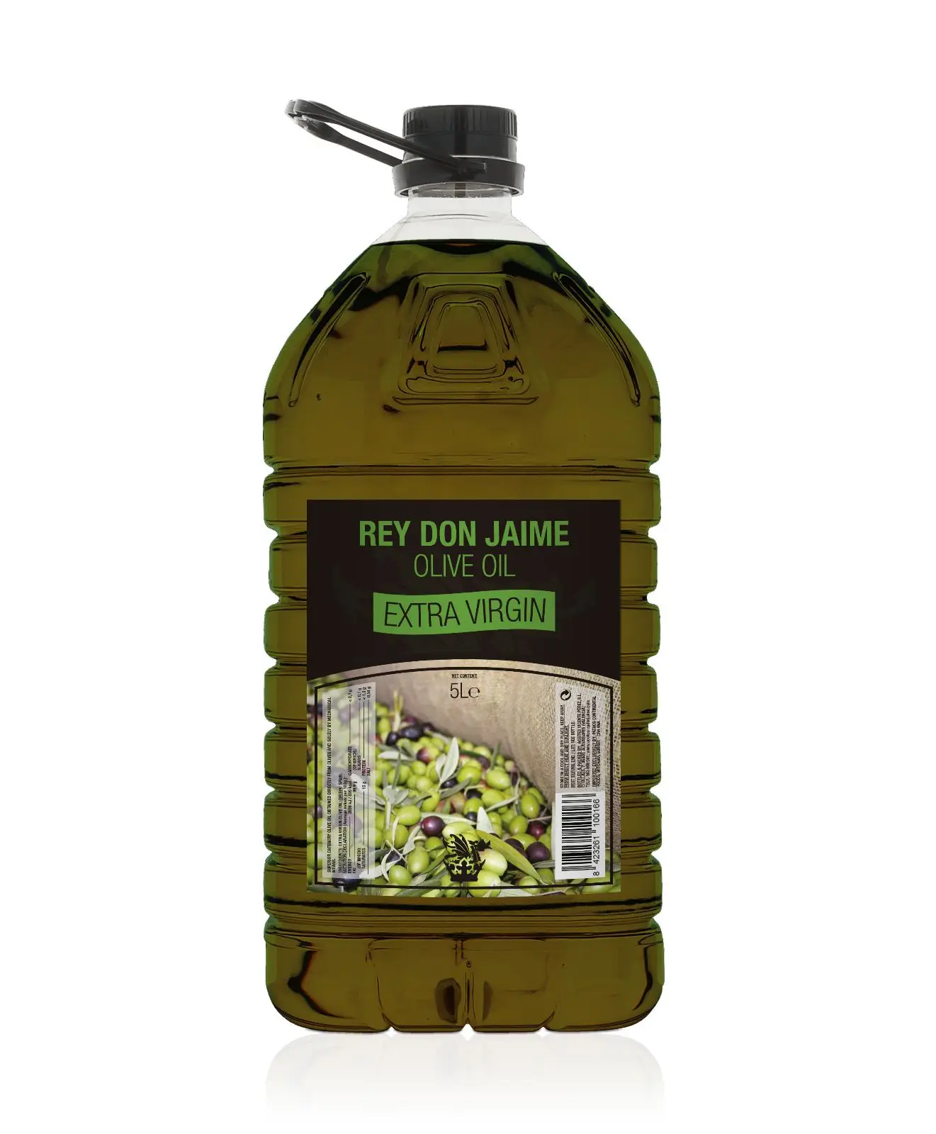 Топ испанское оливковое масло холодного отжима 5л Бутылка для домашних животных натуральная из Испании 100 упаковка пластиковая приготовления пищи