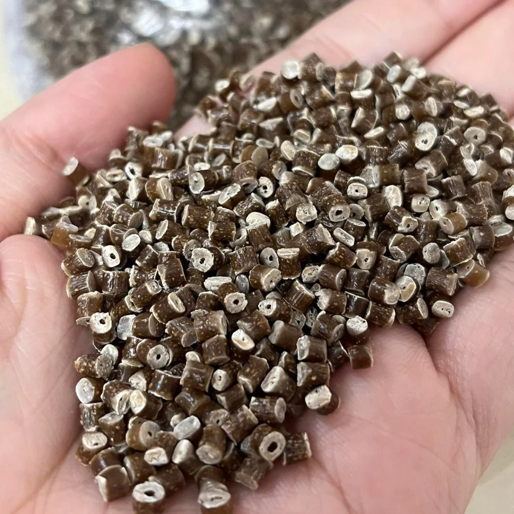 Wholesale Products 2023 Coffee Bio-composite Pellets Made From Coffee Grounds and PP Resin for Business Carbon Negative