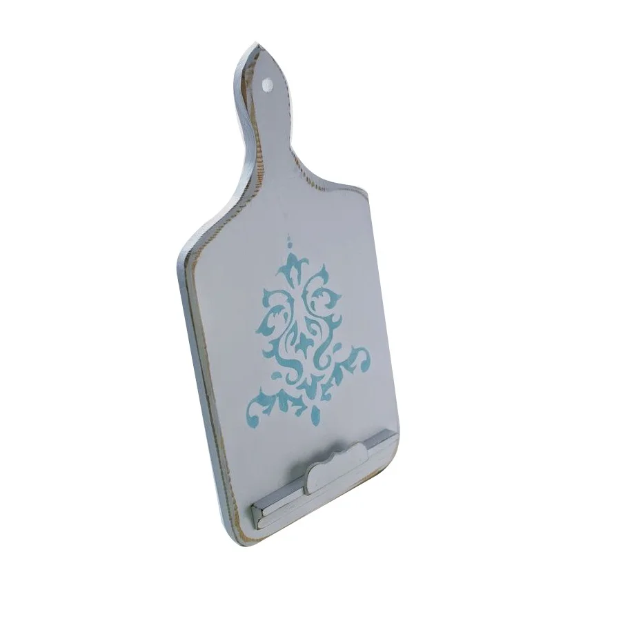 Foldable Recipe Book Stand Wooden Frame Reading Bookshelf Tablet Pc Support Stand