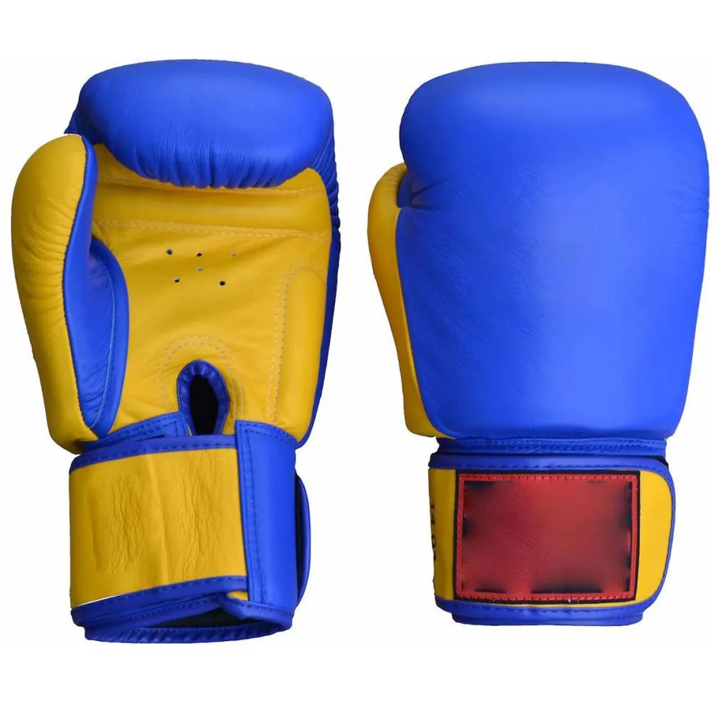 Custom Logo Wholesale Leather Manufacturer Training Cowhide Boxing Gloves with high quality