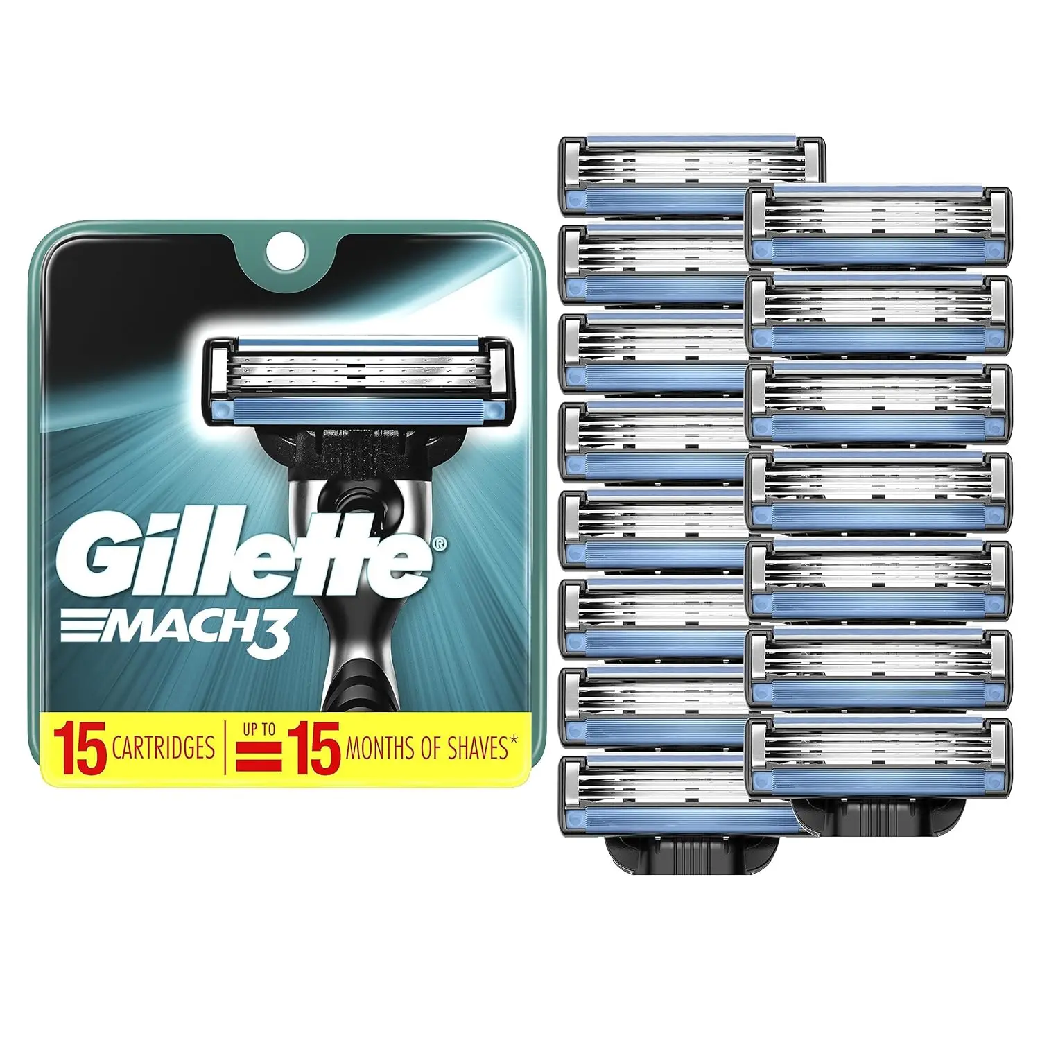 Gillette MACH3 мужские бритвенные лезвия картриджи комплект из 10 заправок