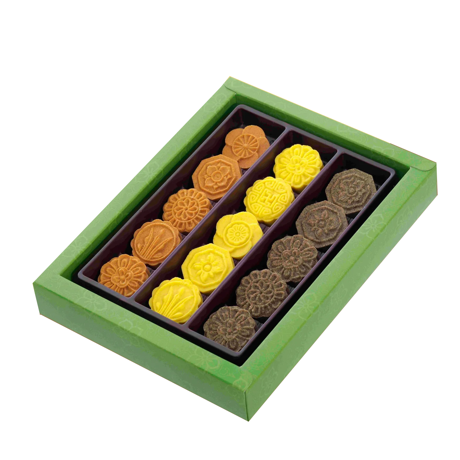 Vegan Traditional Chinese Mung Bean Cake Sweet Flavored Dessert in Box Packaging