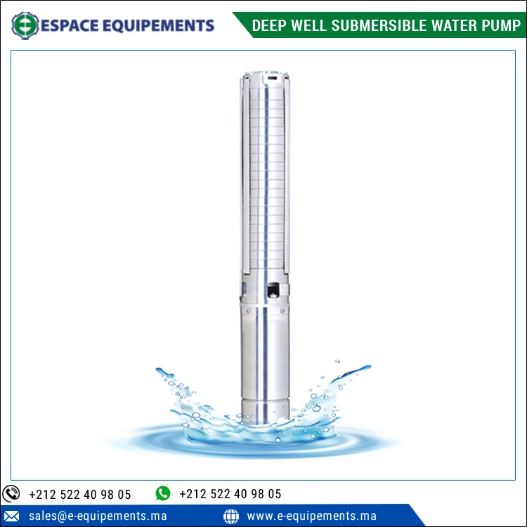 Factory Direct Sales Excellent Performance Efficient 50 Hz Frequency Electric 4 Inch Deep Well Submersible Water Pump Exporter