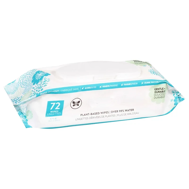 Private label wet wipes pure water organic baby wipes OEM cleaning wipes