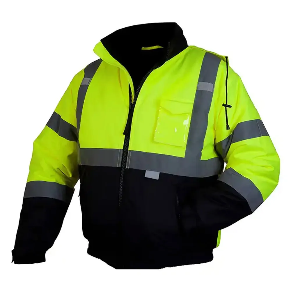 Best Product High Quality Security Work Wear Hi Visibility Reflective Safety Jackets for Mens BY Fugenic Industries