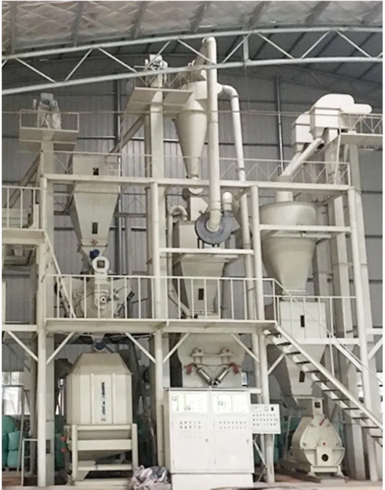 Animal feed production line cow sheep chicken fish poultry feed mill plant