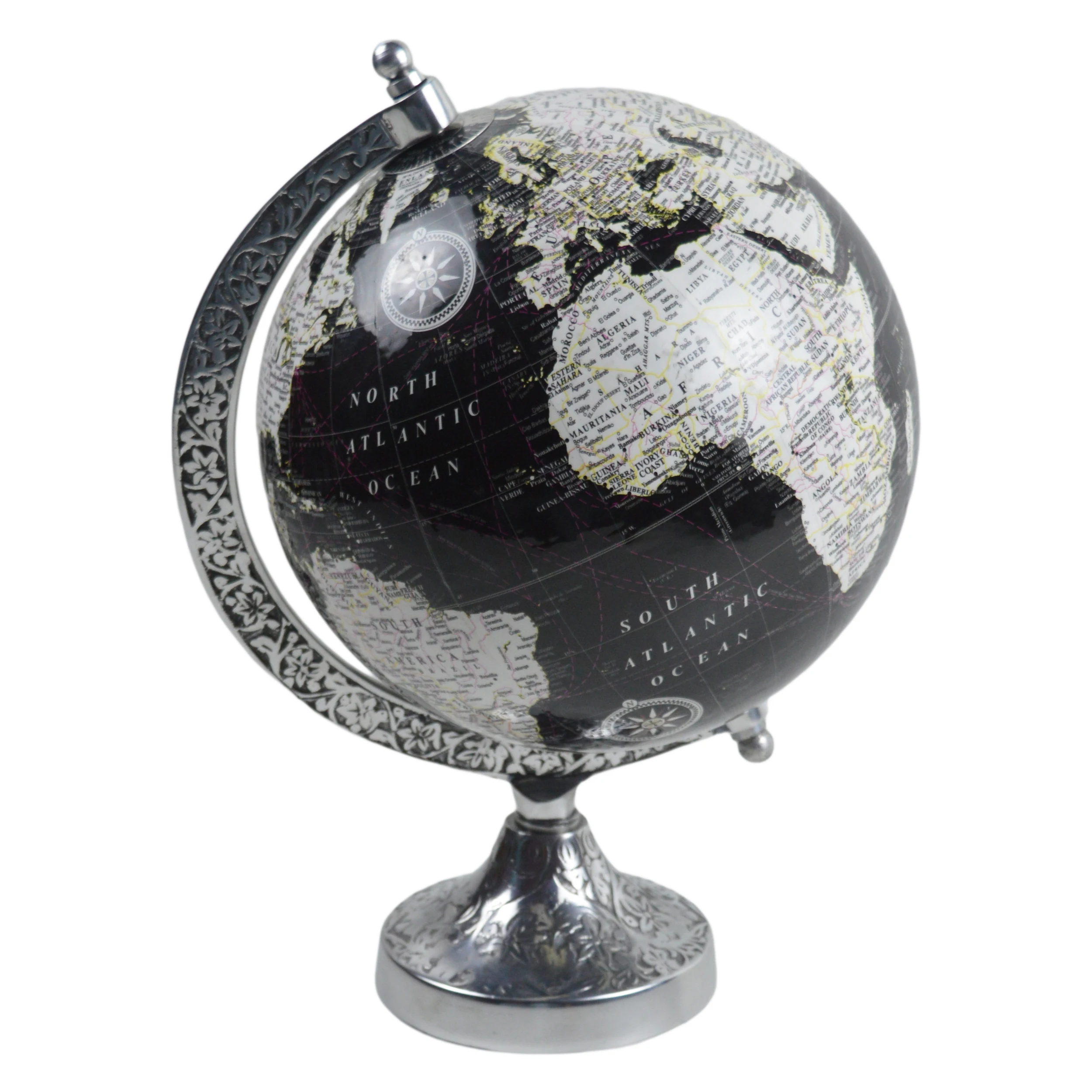 Trending Metal Base World Desk Globe Rotating Educational Large World Map Earth Globes For Office Decoration Mainly Schools