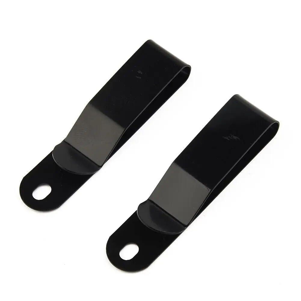 Customized Sheet Metal Spring Clips Iron Black Sheath Belt Clip Metal Manganese Steel/Spring Hook Buckle