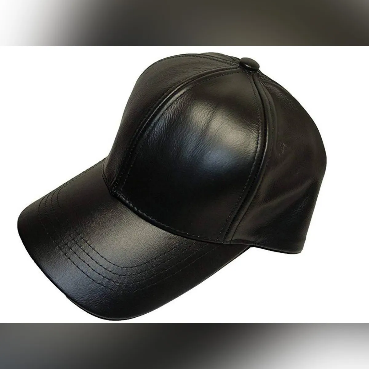 New Arrival 2022 Hot Selling Baseball Men Leather Hats Golf Sports Training Pure Leather Hats For Boys Wholesale