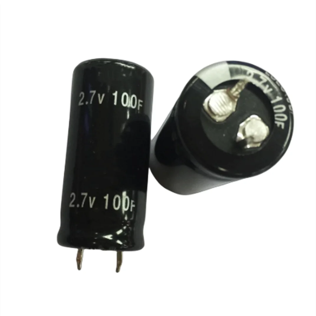 Super Capacitor 2.7V 100F  Screw terminal Electrolytic Capacitor Aluminum Electrolytic Capacitor