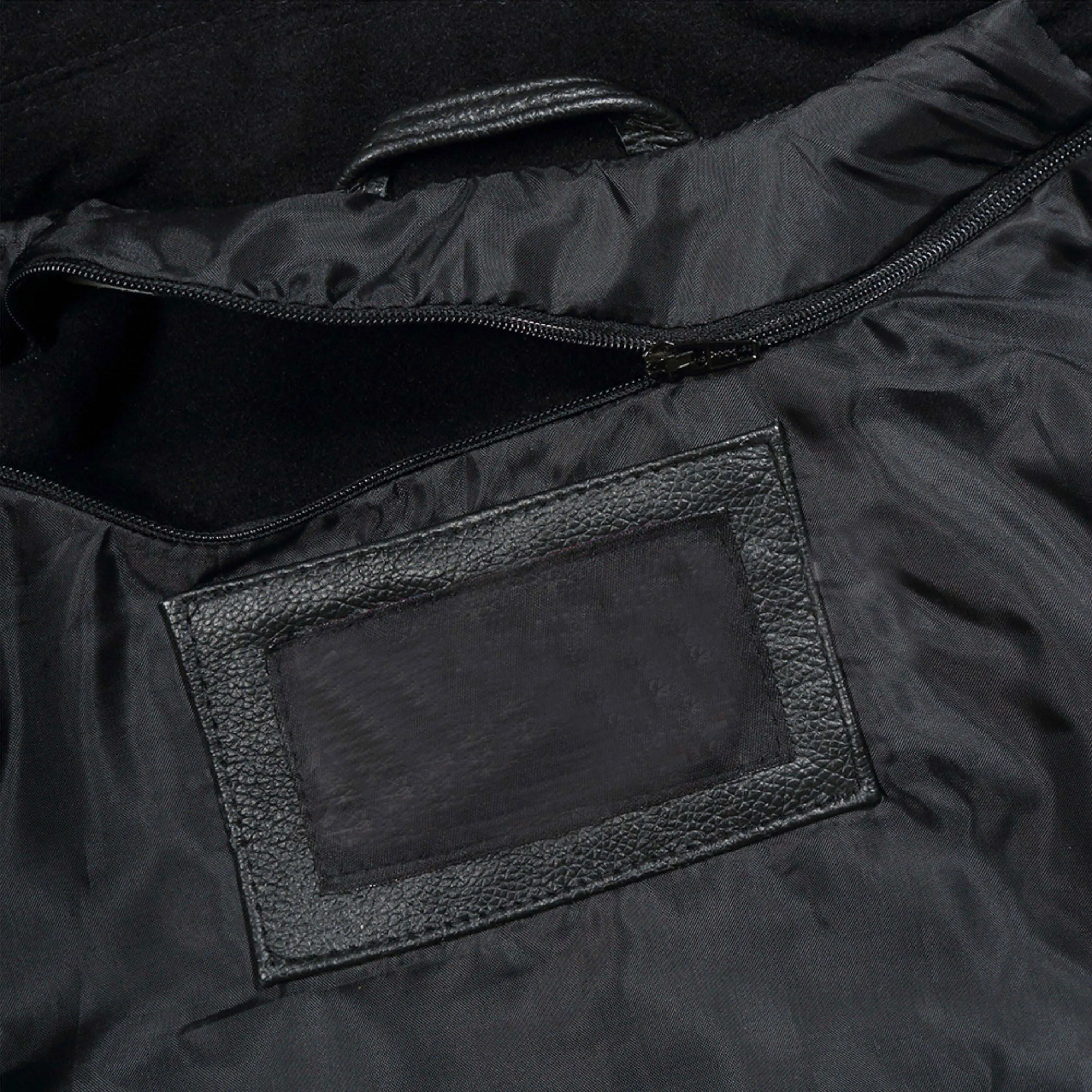 Warm Wool Vinyl Varsity Jacket - Stylish, Comfortable, and Ideal for Casual Outings and Athletic Style