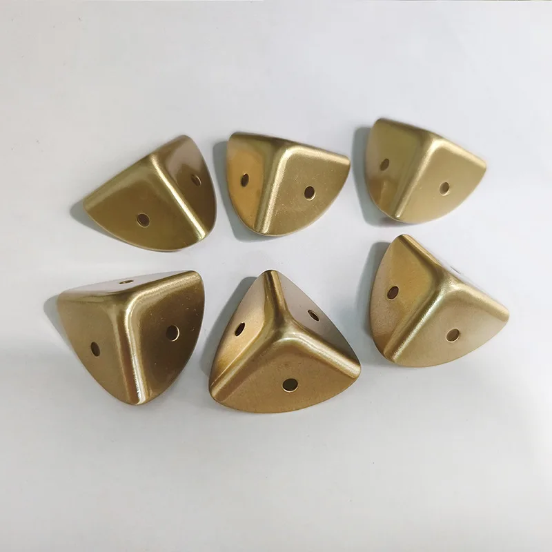 Wholesale brass toolbox corner protector decorative corner protector speaker corner protector