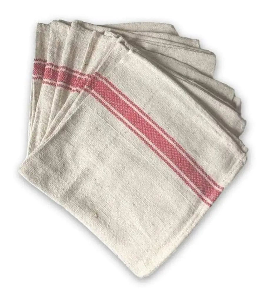 Hot decorative Indian wholesale checked kitchen dish tea towel with custom logo