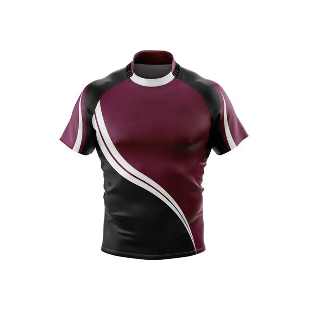 Sublimation Rugby Jersey Wholesale Rugby League Cotton Rugby 100% Polyester Fabric Cutb & Sew Jerseys