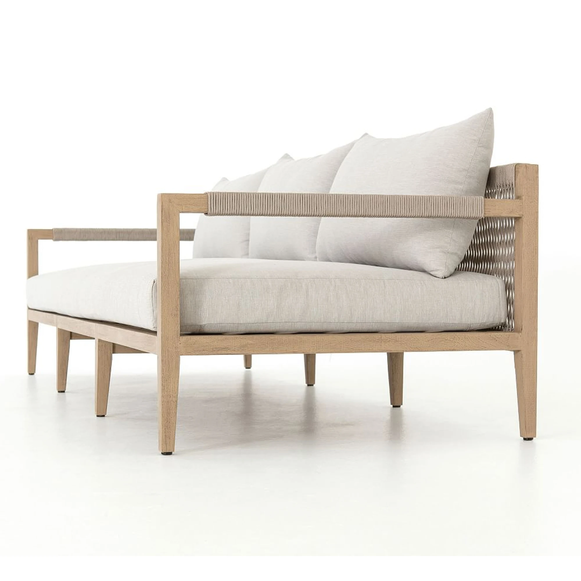 Modern Outdoor Three Seater Sofa Patio Sofa Garden Furniture - Elaina