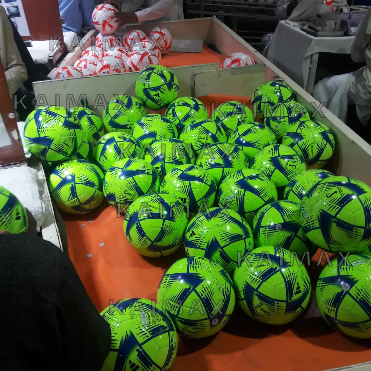 Wholesale AL RIHLA LEAGUE BALL Thermal Bonded Qatar World Cup Soccer Match Ball Machine Stitch Soccer Football Made By Pakistan