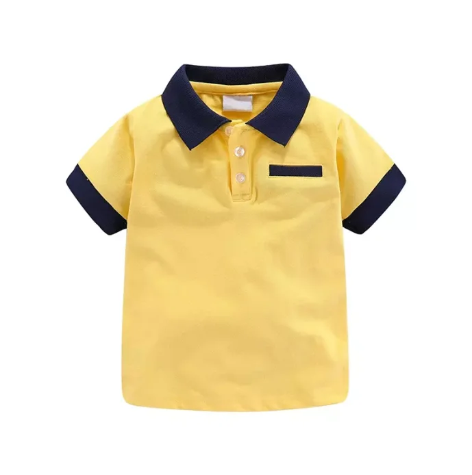 Fashion Cotton Breathable Blank Polo T-shirt Soft Plain Custom Logo Sportswear Polo Shirts with custom logo