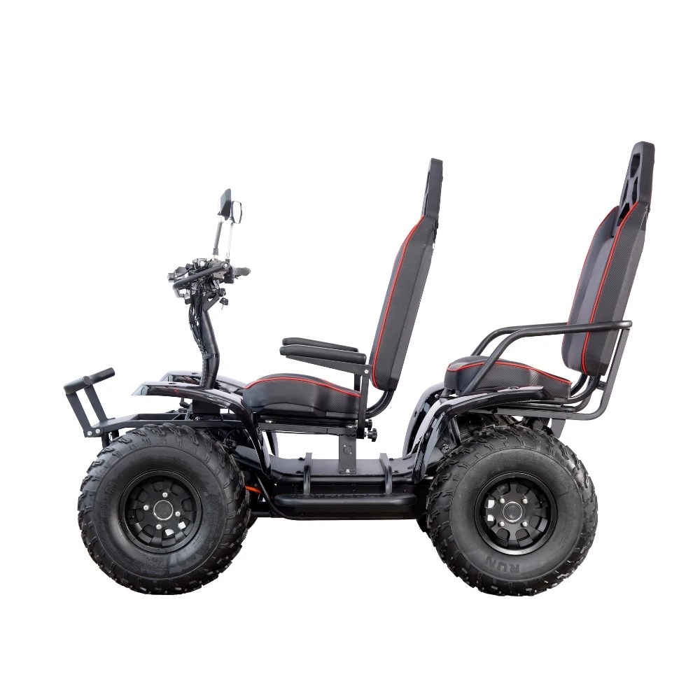 (QT-E01 B) Wholesale 6000W Mobility Scooters Electric 4 Wheel Travel New Car with Car Bumpers