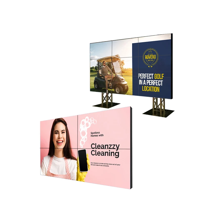 smart display Splicing Screens Did Lcd Video Wall retail wall-mounted advertising machine lcd digital signage player