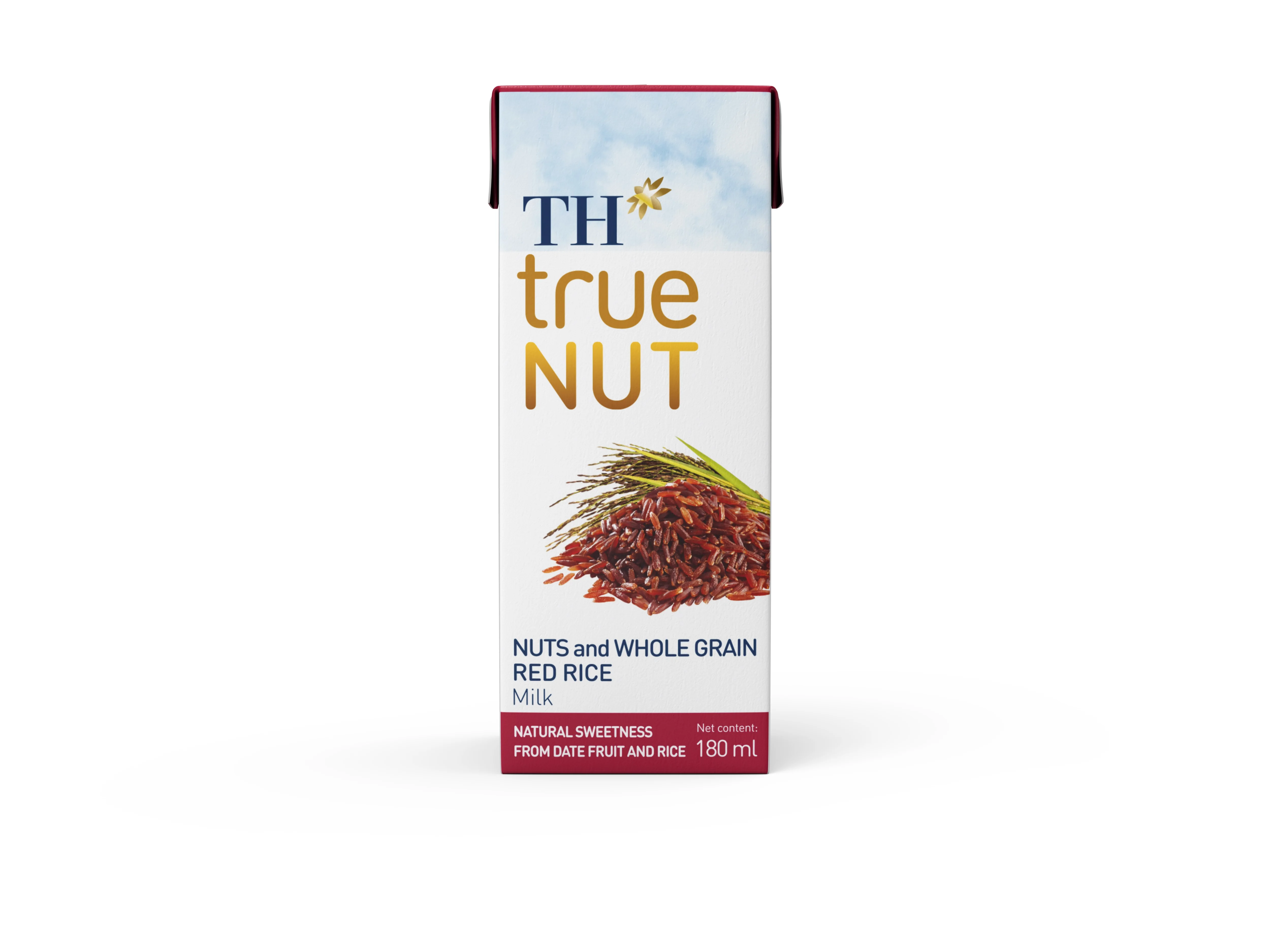 Nuts & Whole Grain Red Rice Milk TH true NUT 180 ml Vegan Drinking Product Sterilized Blended Flavored Milk