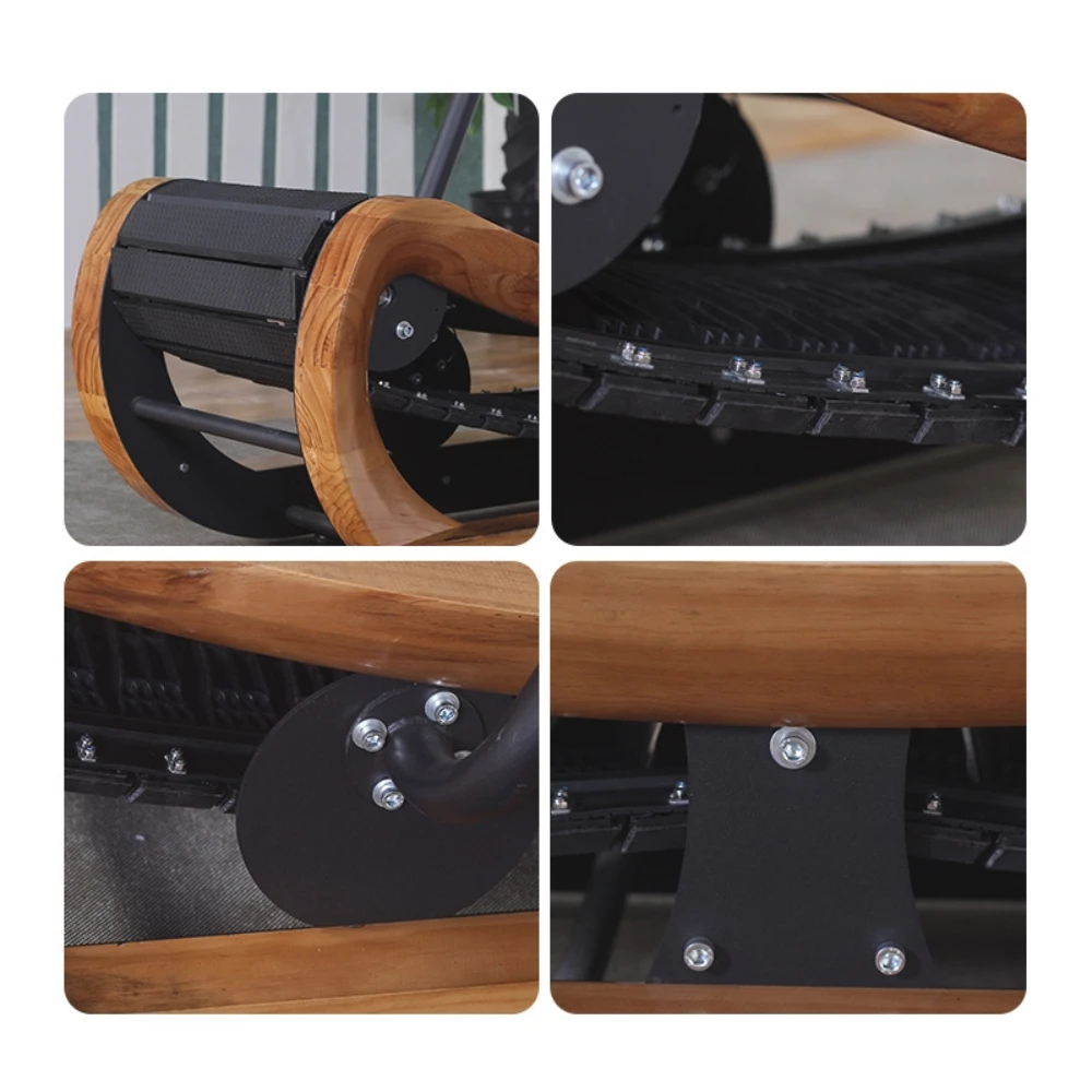 gym commercial air running wooden curved unpowered treadmill