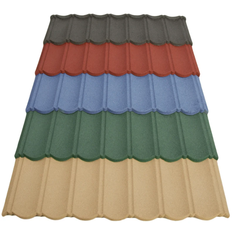 Metal Roof Tiles Building Materials Colorful Stone Coated Roof Tile