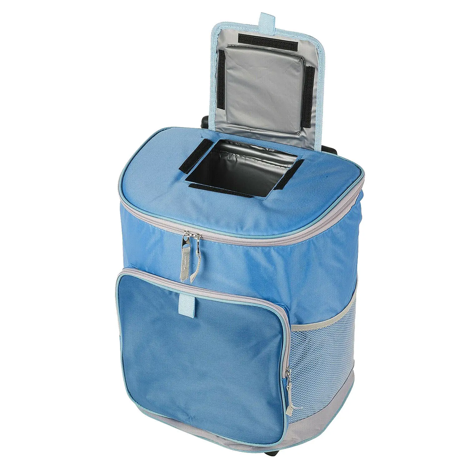 Wholesale Factory Foldable Insulated 28L Cooler Cool Bag Box Trolley Freezer Portable Wheeled Travel Picnic
