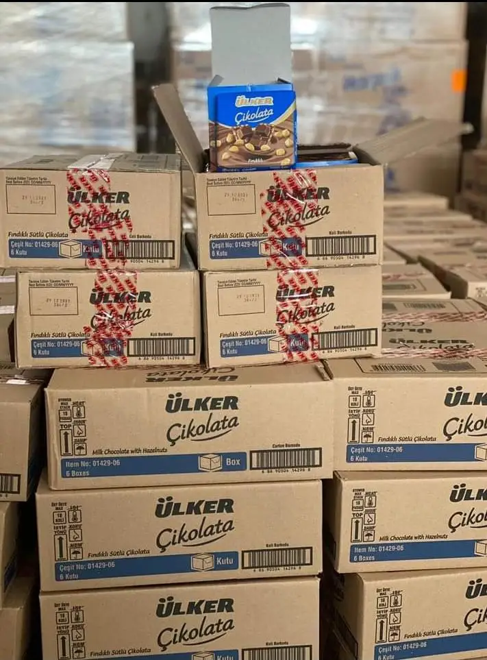 Ulker Caramio Duo Hazelnut Cream Caramel Chocolate 32 gr x 144 All Time Fresh Stock wholesale From Turkey