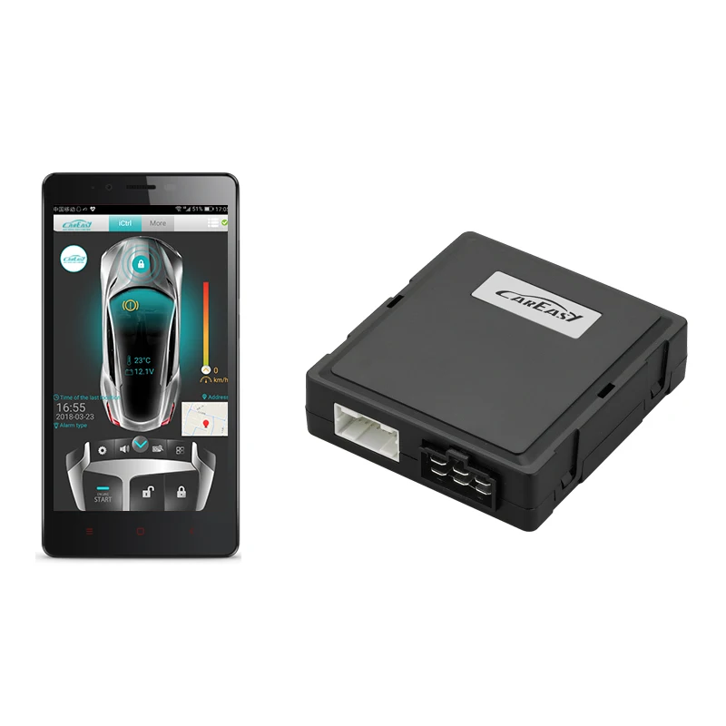 4G GPS/GSM Smartphone APP Two-Way Upgrade Car Alarm and Tracking System with Remote Engine Start via Original Remote or APP
