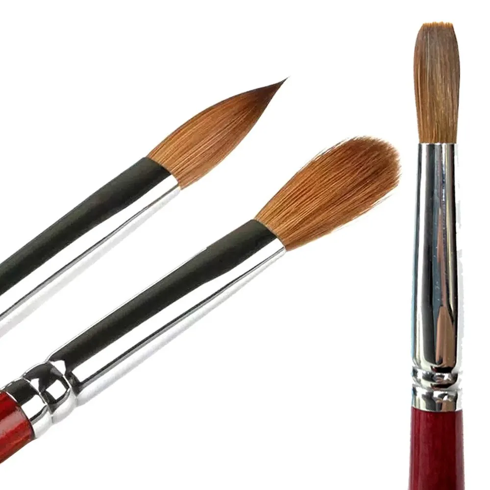 2022 New acrylic nail brush pure kolinsky nails brush kolinsky acrylic nail brush