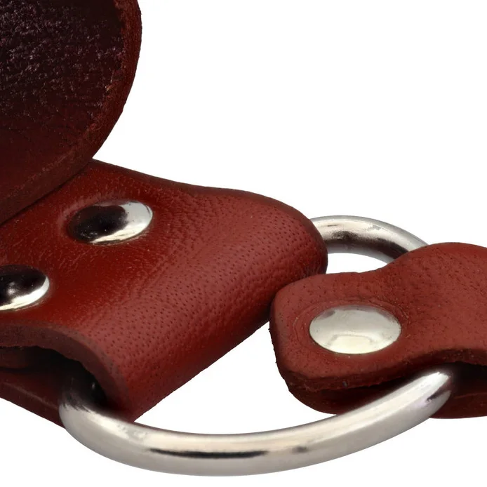 Top Quality Left Handed Medieval Sword Frog in Maroon Color made of Genuine Vegetable Tanned Cow Leather Sword Holster / Holder