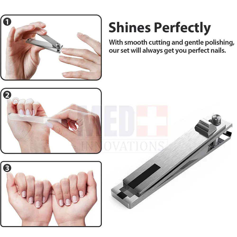 Ultra Wide Jaw Opening Nail Clippers Toenail Clippers for Thick Nails Cutter for Ingrown Manicure