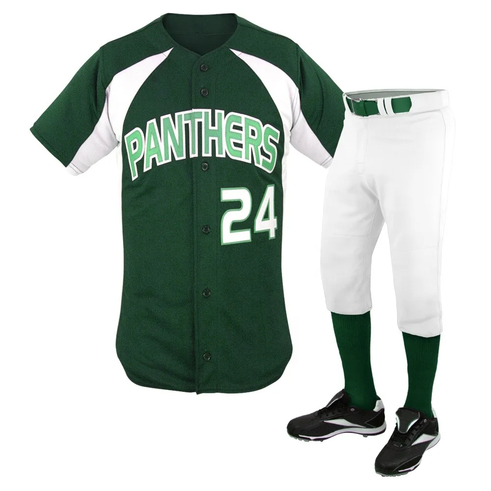 Baseball Jersey And Pants Custom Design Team Wear Uniform Set New Style Comfortable Baseball Uniform