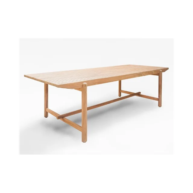 Hot Selling Garden Dining Furniture Outdoor Table Solid Teak Wood Table Furniture Outdoor Furniture Garden Teak Table