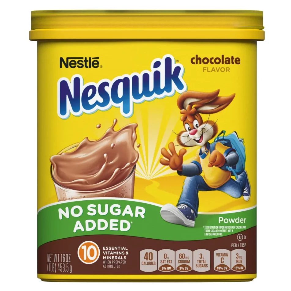 Оптовый дистрибьютор здорового горячего шоколада Nesquik 400 г завтрак все размеры