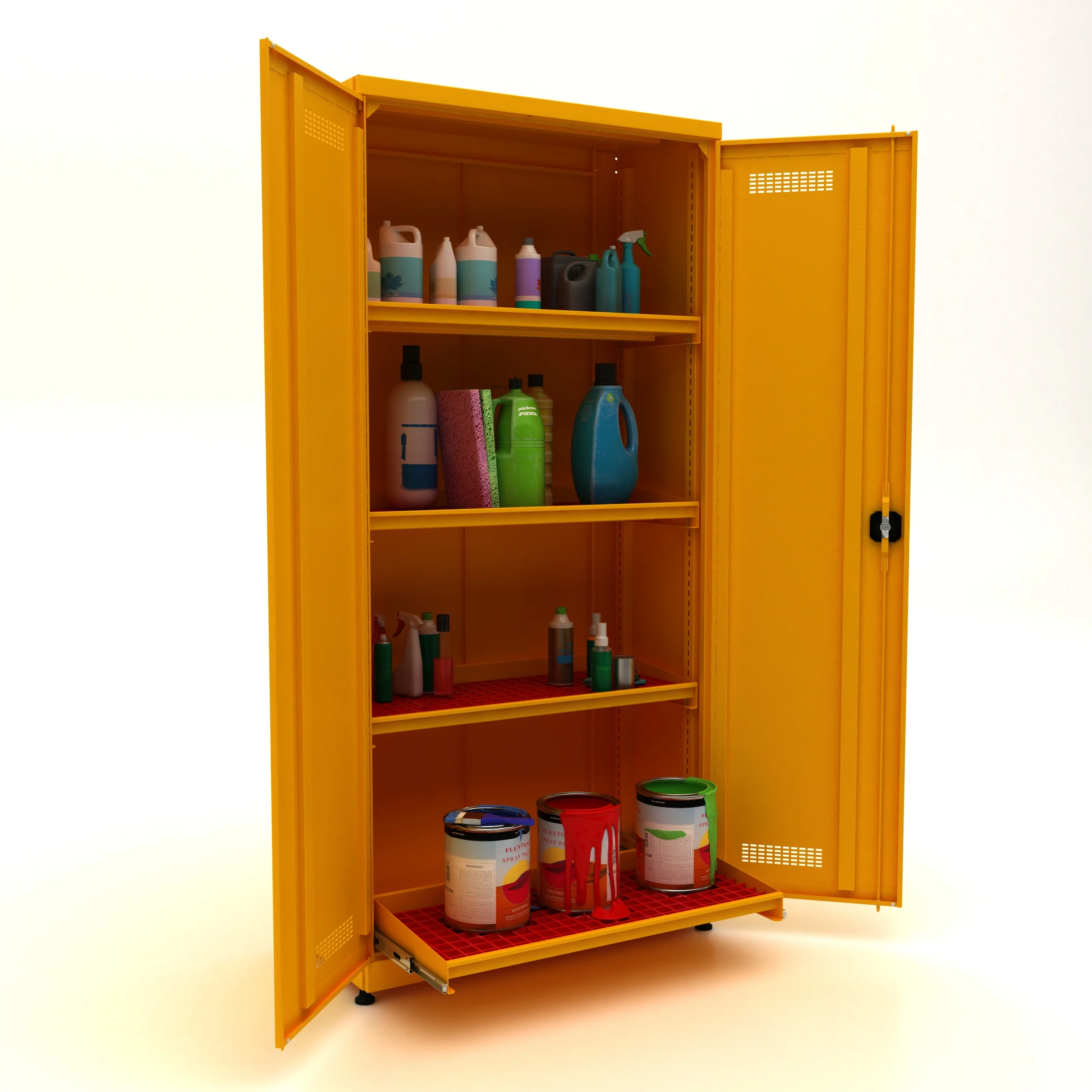Chemical Storage Cabinet High Quality  Liquid Chemical Material Safety Cabinet Laboratory Steel Furniture