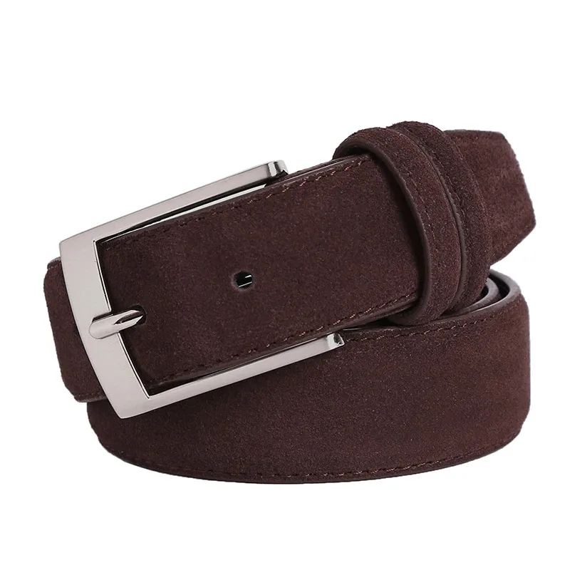 New Style Fashion Brand Genuine Leather Belt For Jeans Leather Belt Men Luxury Suede Belt Straps