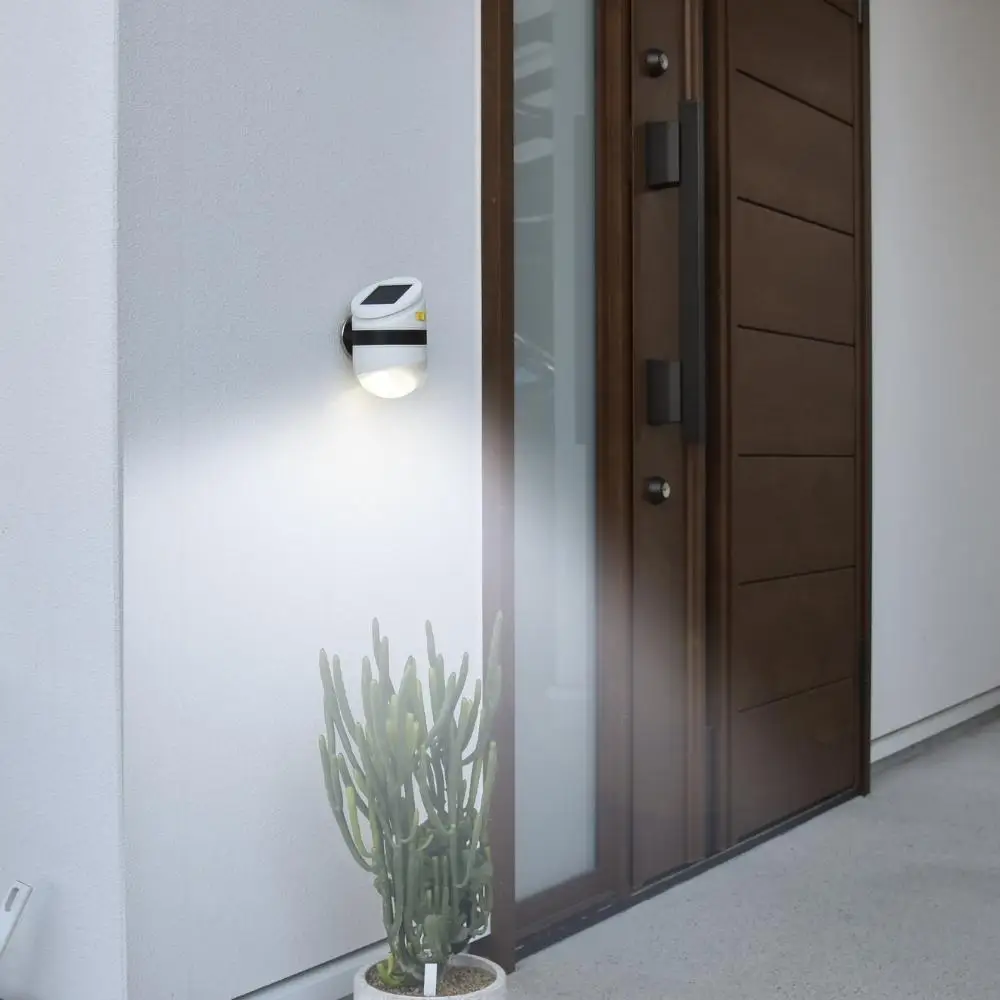 LED Solar Sensor Light Easy Installation with Tripod and Magnetic Wall Mounted Security Outdoor Light with Motion Sensor