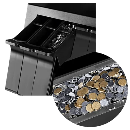 C9 Euro coins money machine with full-Automatic technology High speed 9+1 Pockets coin counter and  sorter machine bill counter