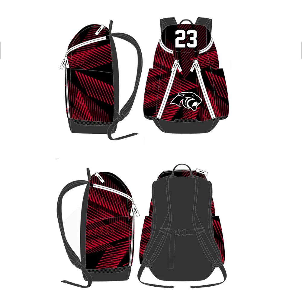 2024 Custom New Elite Pro Multifunctional Gym Bag Wrestling Casual Sports Backpacks Basketball Backpack for Man