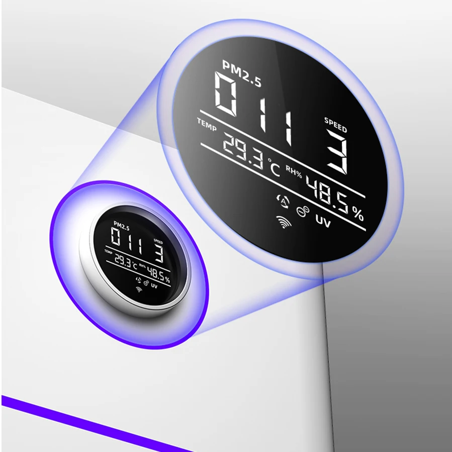 Customized OEM ODM The Smart Thermostat  Heat Cool Temperature Control Board PCBA with Bluetooth for RV Fresh Air System