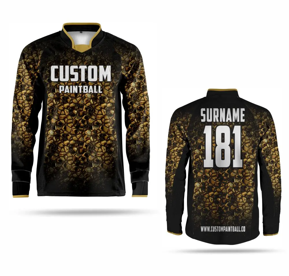Sublimation Paintball Heat Press Sublimated Paintball Jersey Wholesales Custom Size Paintball jerseys