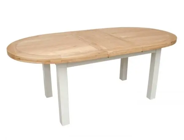 BUTTERFLY EXTENDING OVAL DINING TABLE