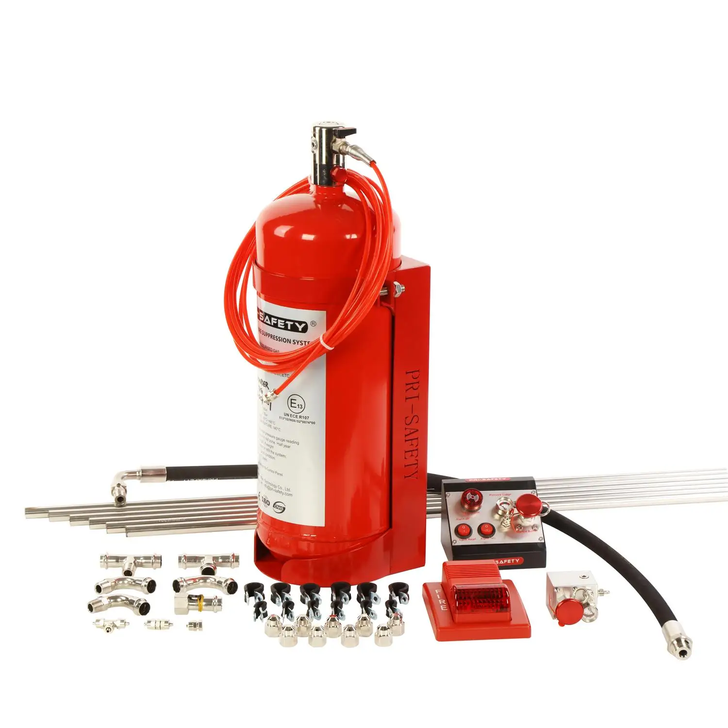 Bus Rapid Transit Automatic Fire Detection System With Control Panel