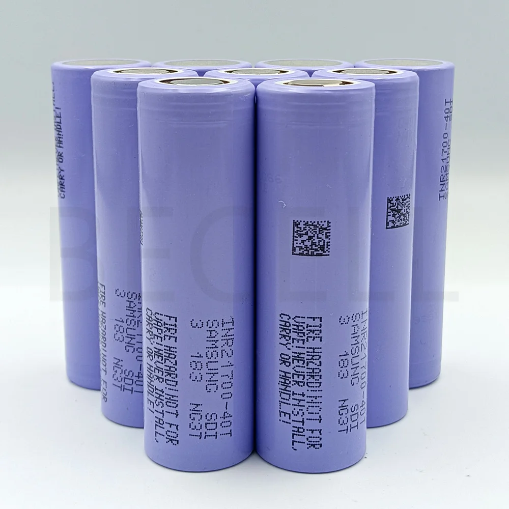 Original Japan Brand For Samsung 21700 Battery 40t 3.6V 4000mAh Rechargeable Lithium Battery For Samsung